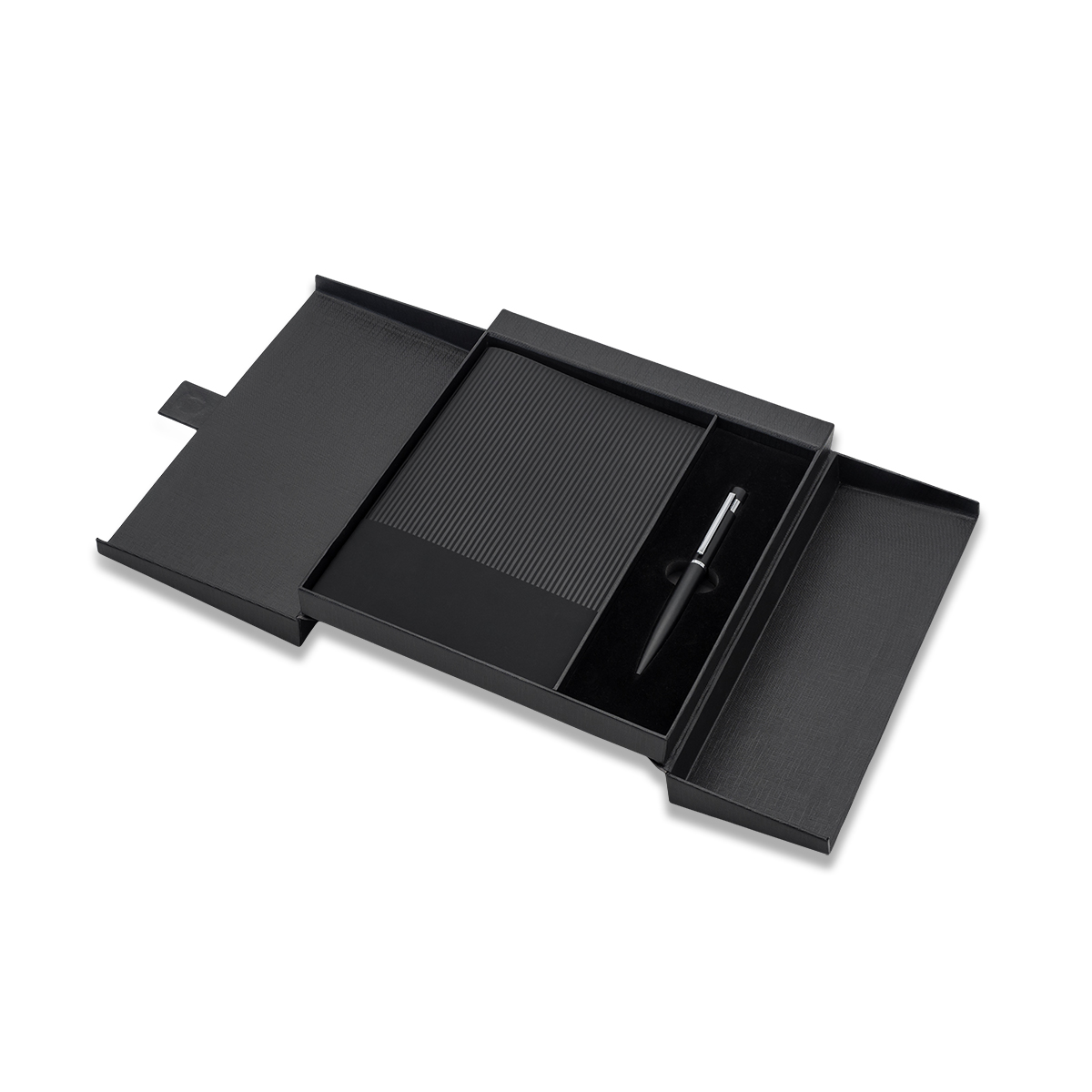 R02335.02 - Zestaw notes z długopisem Inkoria, czarny 