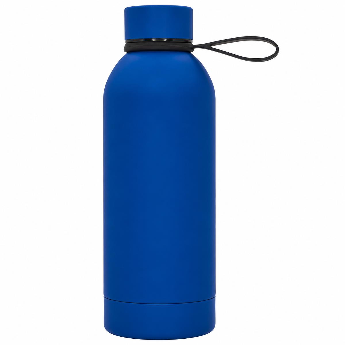 R08993.44 - Butelka termiczna z uchwytem Mendoza Duo 500 ml, ciemny niebieski