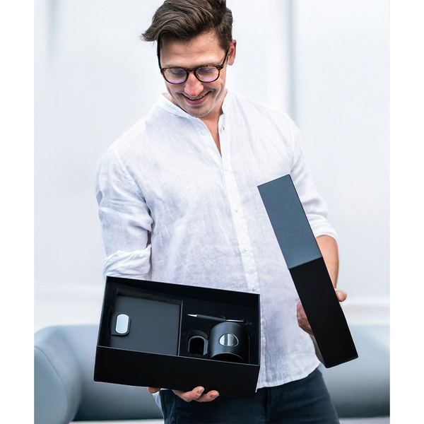 R17012.02.A - Zestaw upominkowy Bedford, czarny 