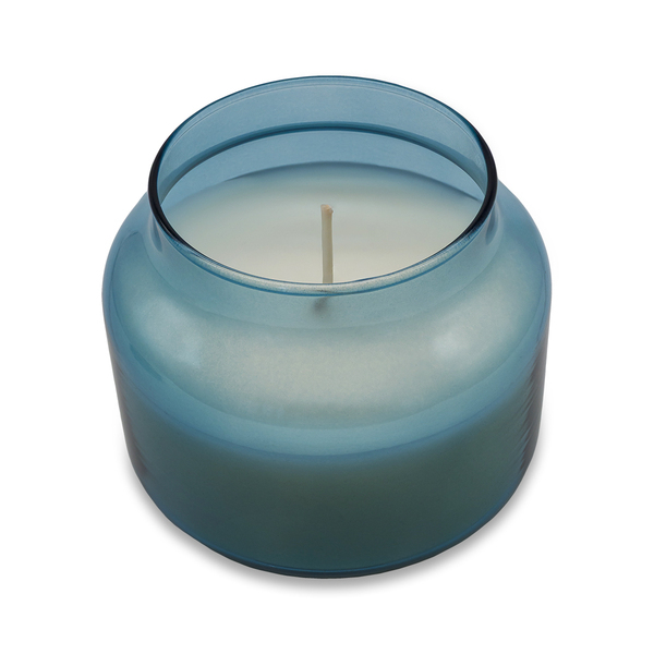 R17378.04 - Świeca zapachowa w szkle Heaven, niebieski 